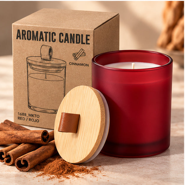 OVONNA™ — Velas aromáticas con tapa de bambú