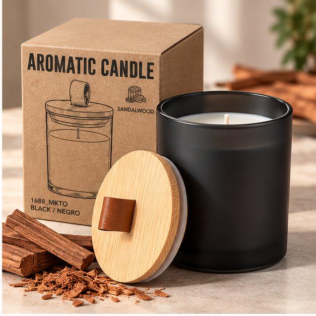 OVONNA™ — Velas aromáticas con tapa de bambú