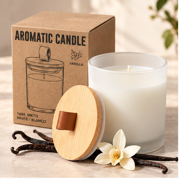 OVONNA™ — Velas aromáticas con tapa de bambú